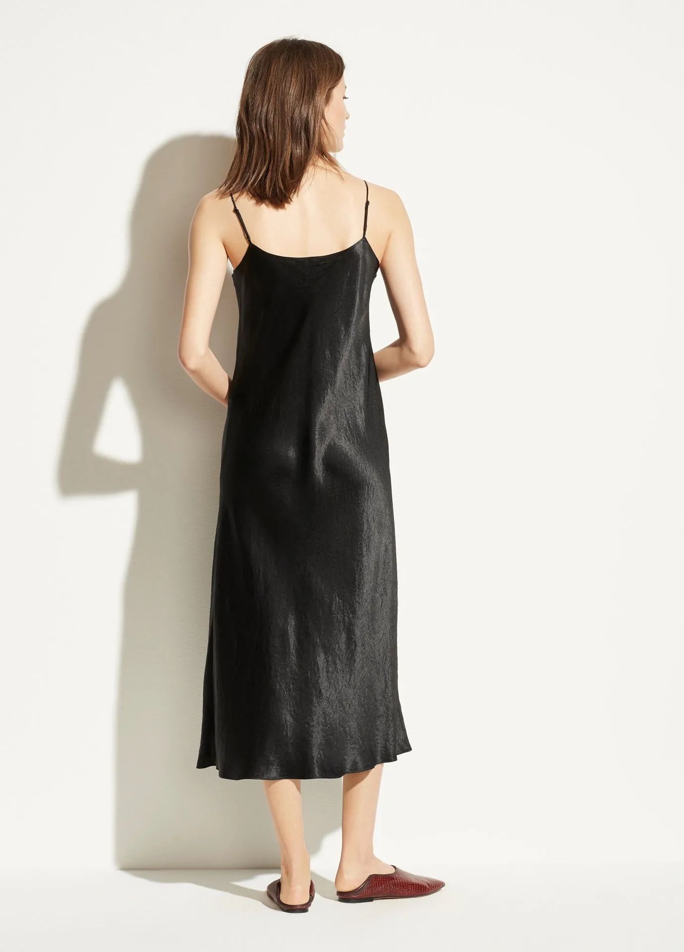 VINCE SLIPDRESS BLACK