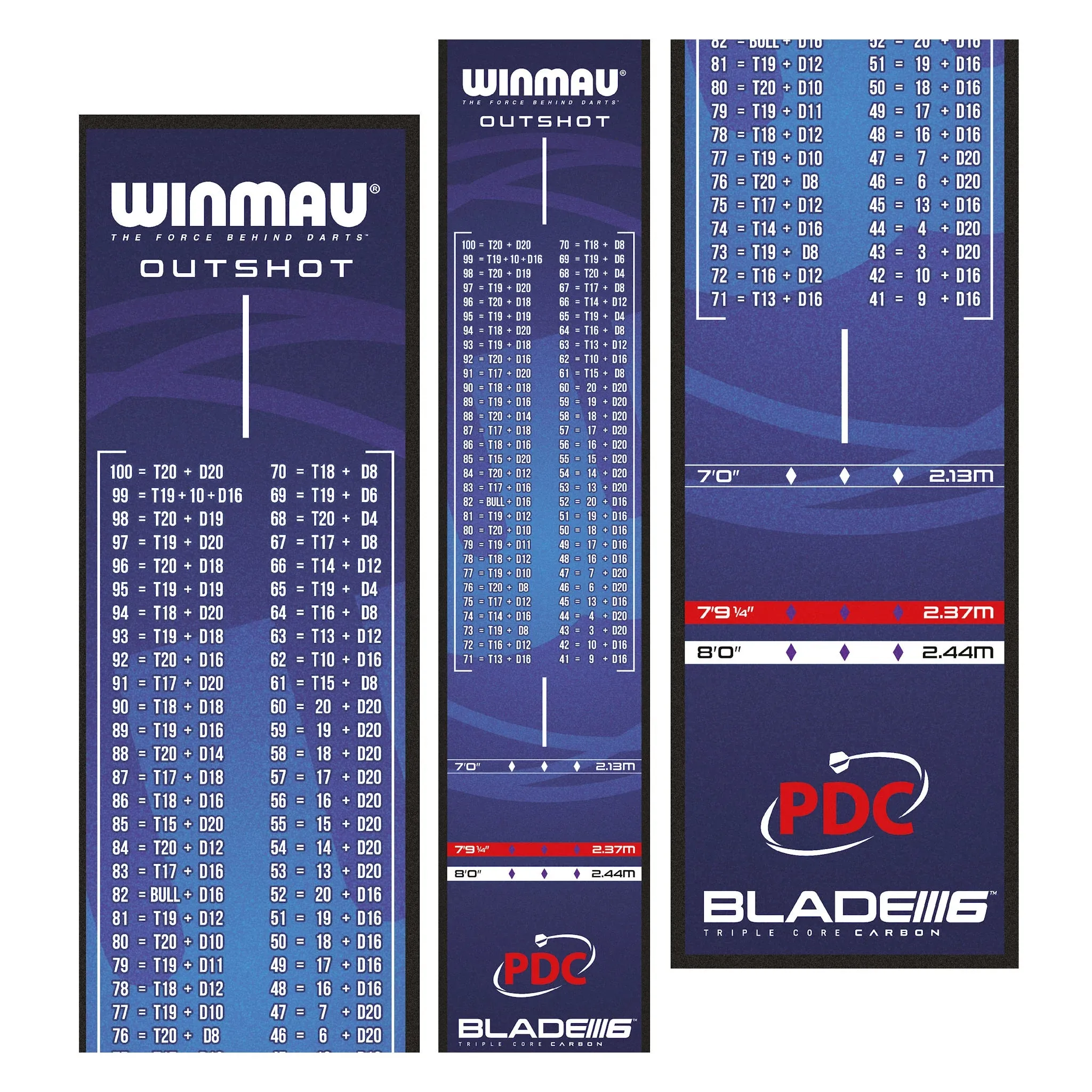 Winmau PDC Outshot Soft Dart Mat