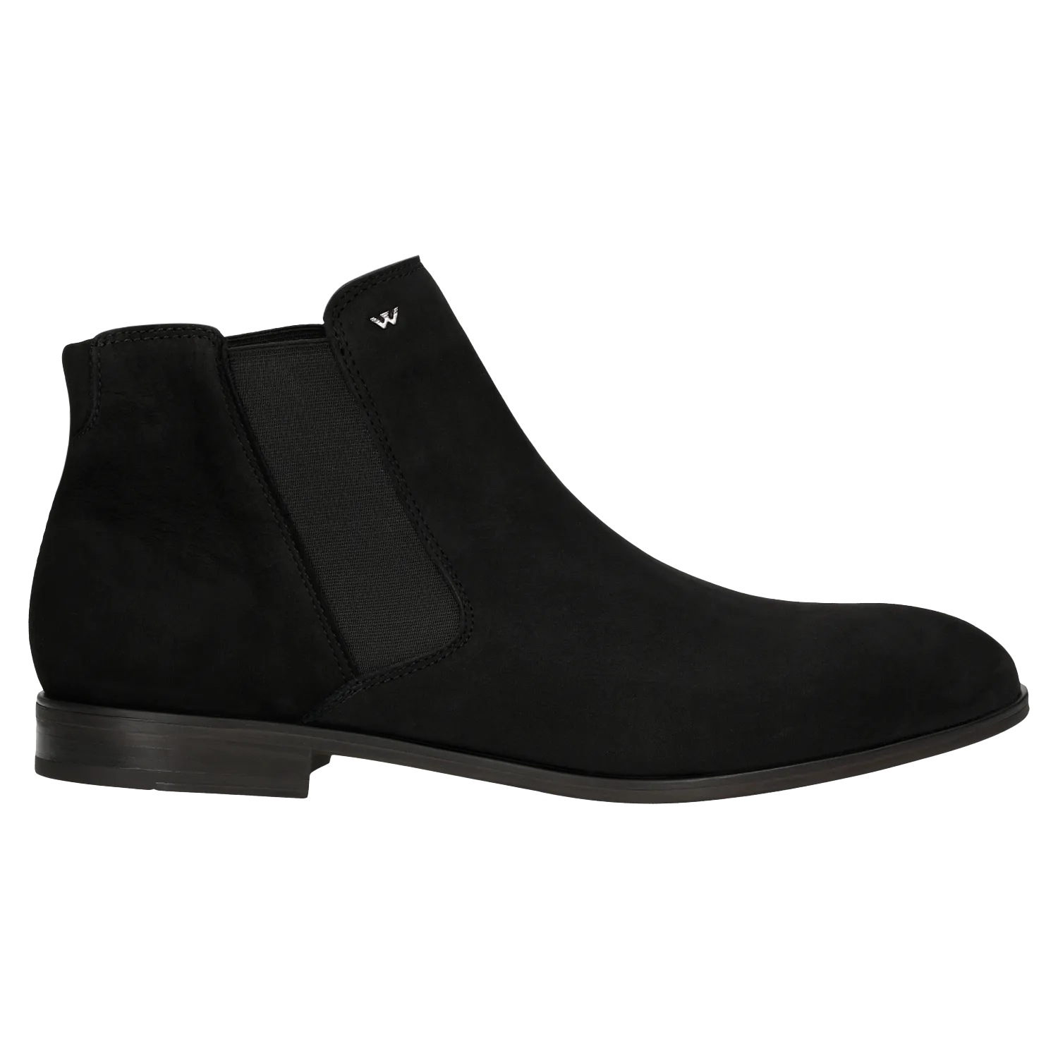 Wojas Black Leather Ankle Boots | 20004-21