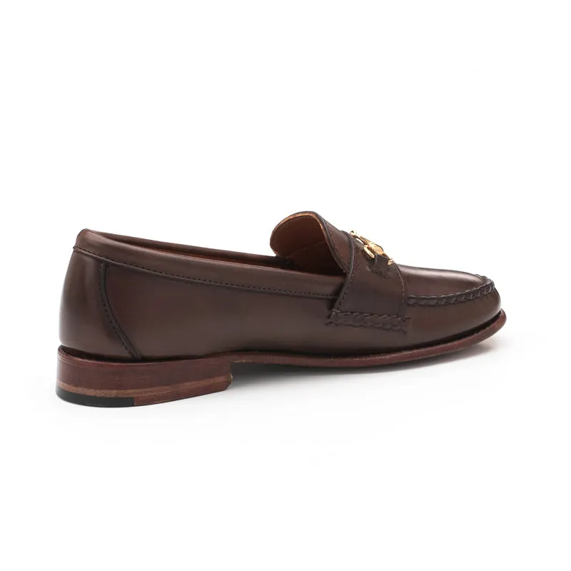 Women's Horsebit Loafers - Dark Brown Calf