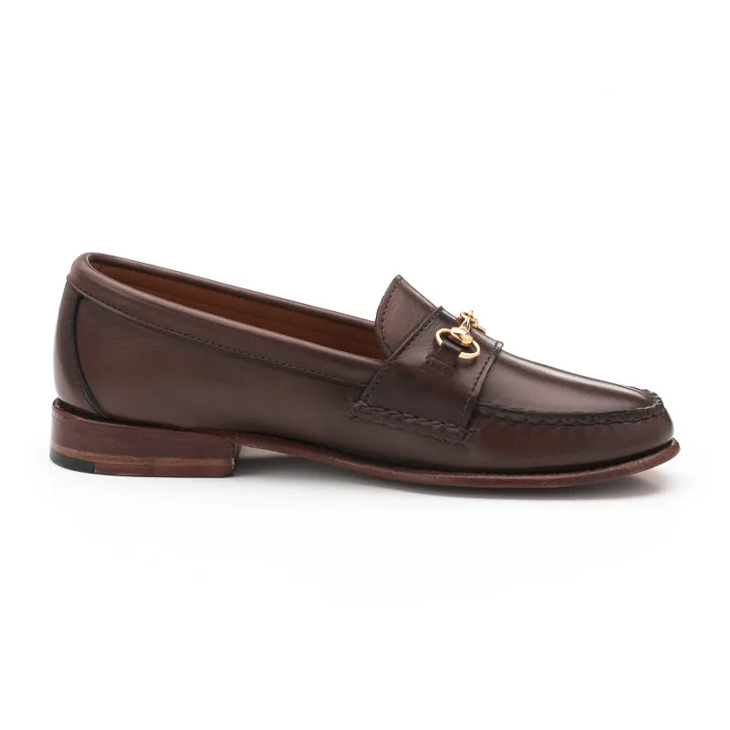 Women's Horsebit Loafers - Dark Brown Calf