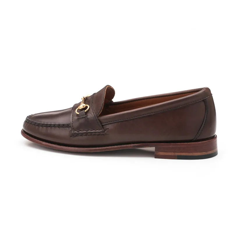 Women's Horsebit Loafers - Dark Brown Calf