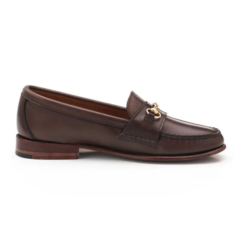 Women's Horsebit Loafers - Dark Brown Calf