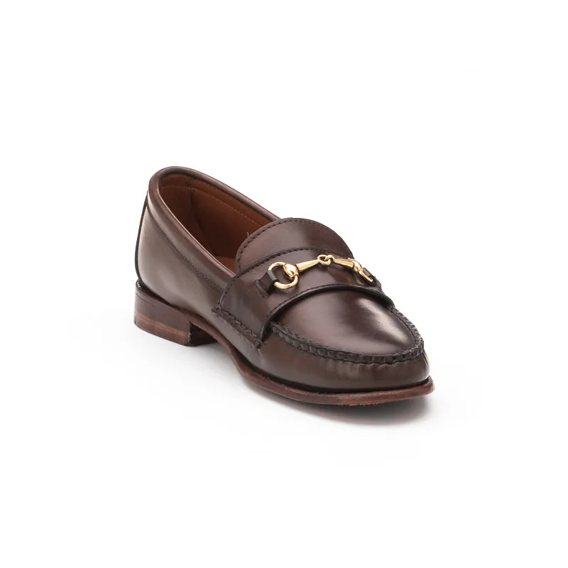 Women's Horsebit Loafers - Dark Brown Calf