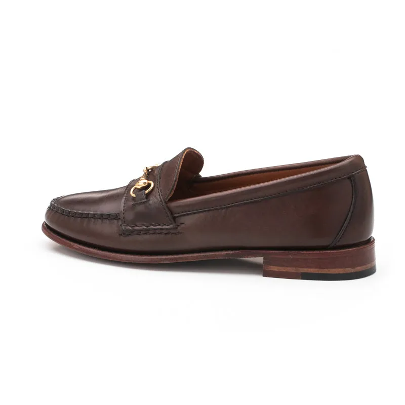Women's Horsebit Loafers - Dark Brown Calf