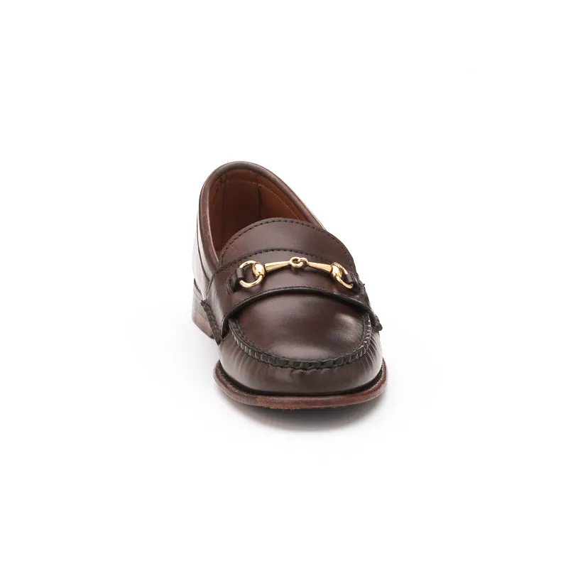 Women's Horsebit Loafers - Dark Brown Calf