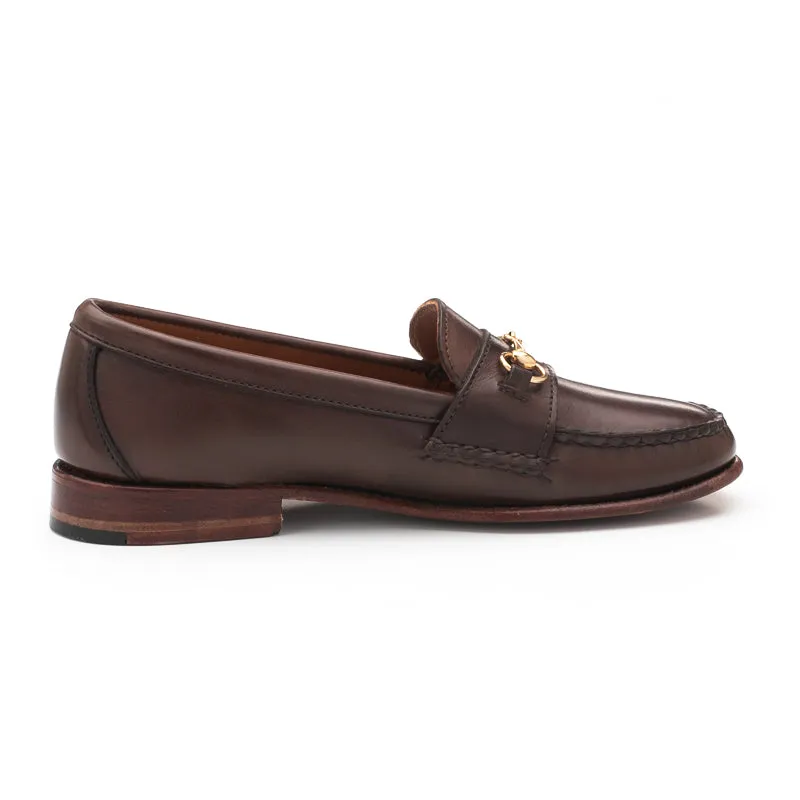 Women's Horsebit Loafers - Dark Brown Calf