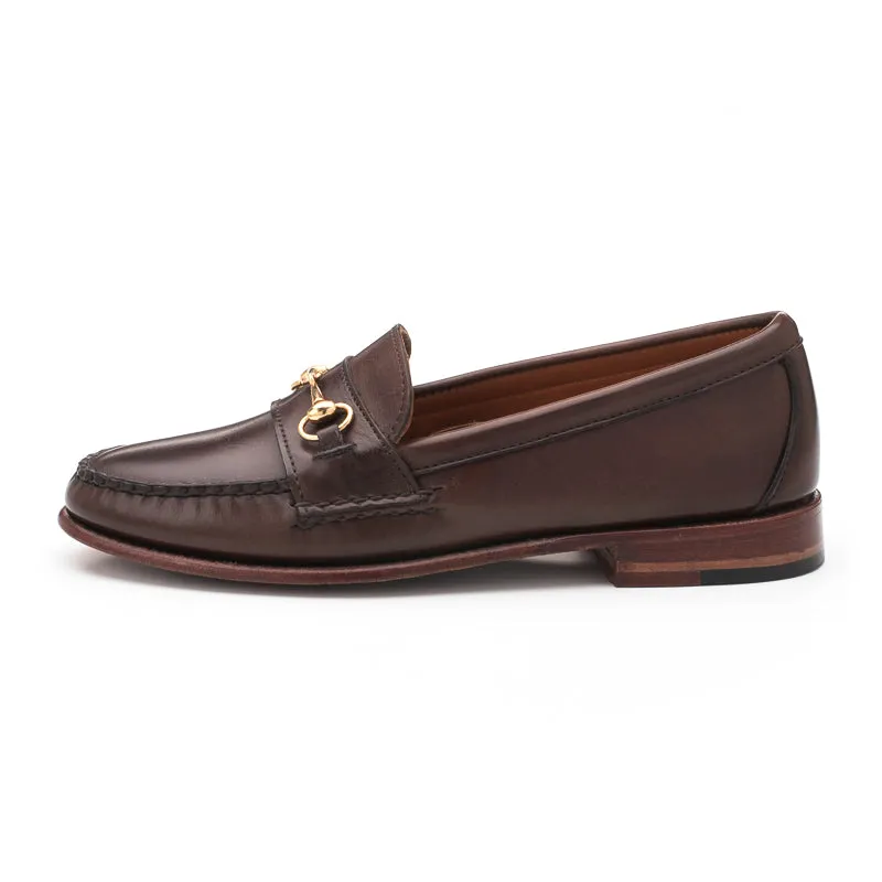 Women's Horsebit Loafers - Dark Brown Calf