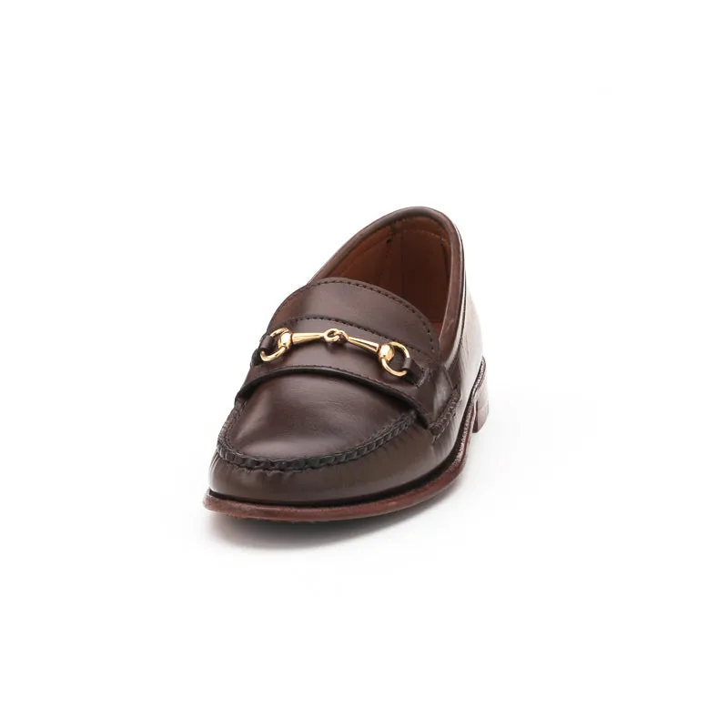 Women's Horsebit Loafers - Dark Brown Calf