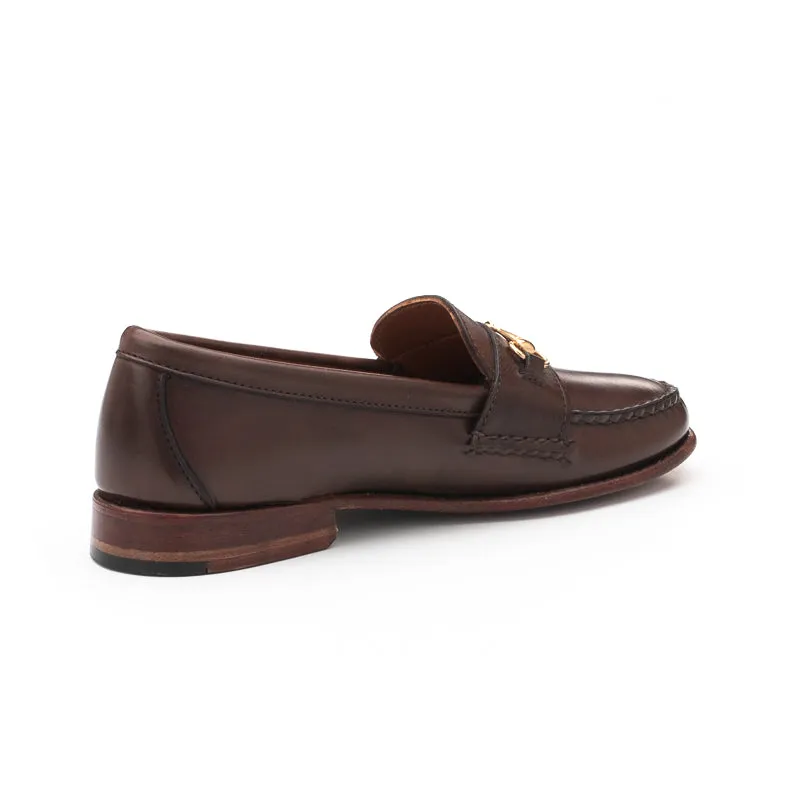 Women's Horsebit Loafers - Dark Brown Calf