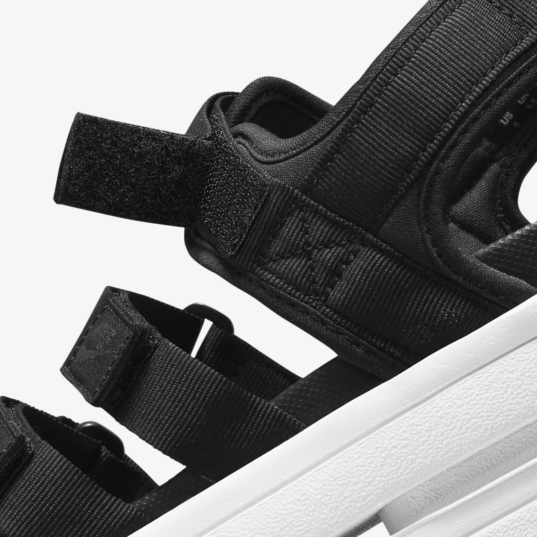 Women's Nike Icon Sandals "Panda" (Black/White)(DH0223-001)